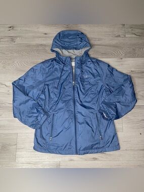 Calvin Klein Jacket L Windbreaker Lined Activewear Travel Designer Quiet Luxury